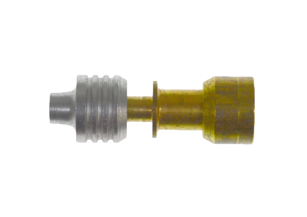 W11504436 - Genuine OEM Whirlpool Refrigerator Lokring Tube Connection Coupler, 0.250" - 0.071" Brass Reducer